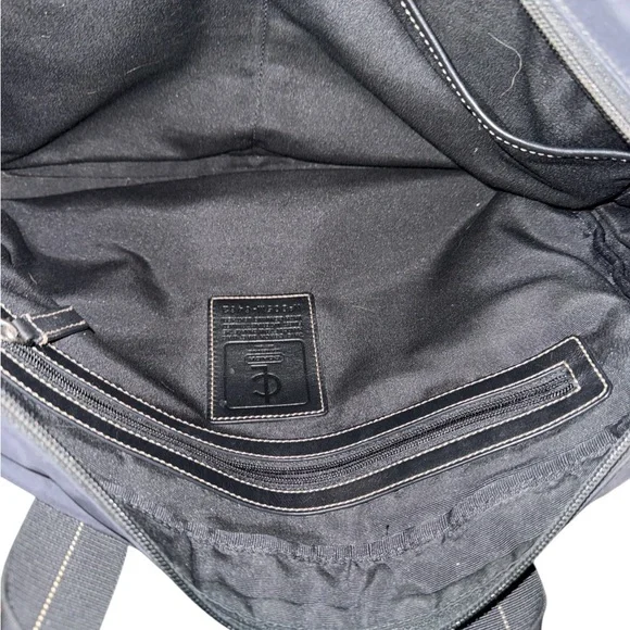 Coach Men’s Black Nylon Travel Tote - Picture 7 of 7